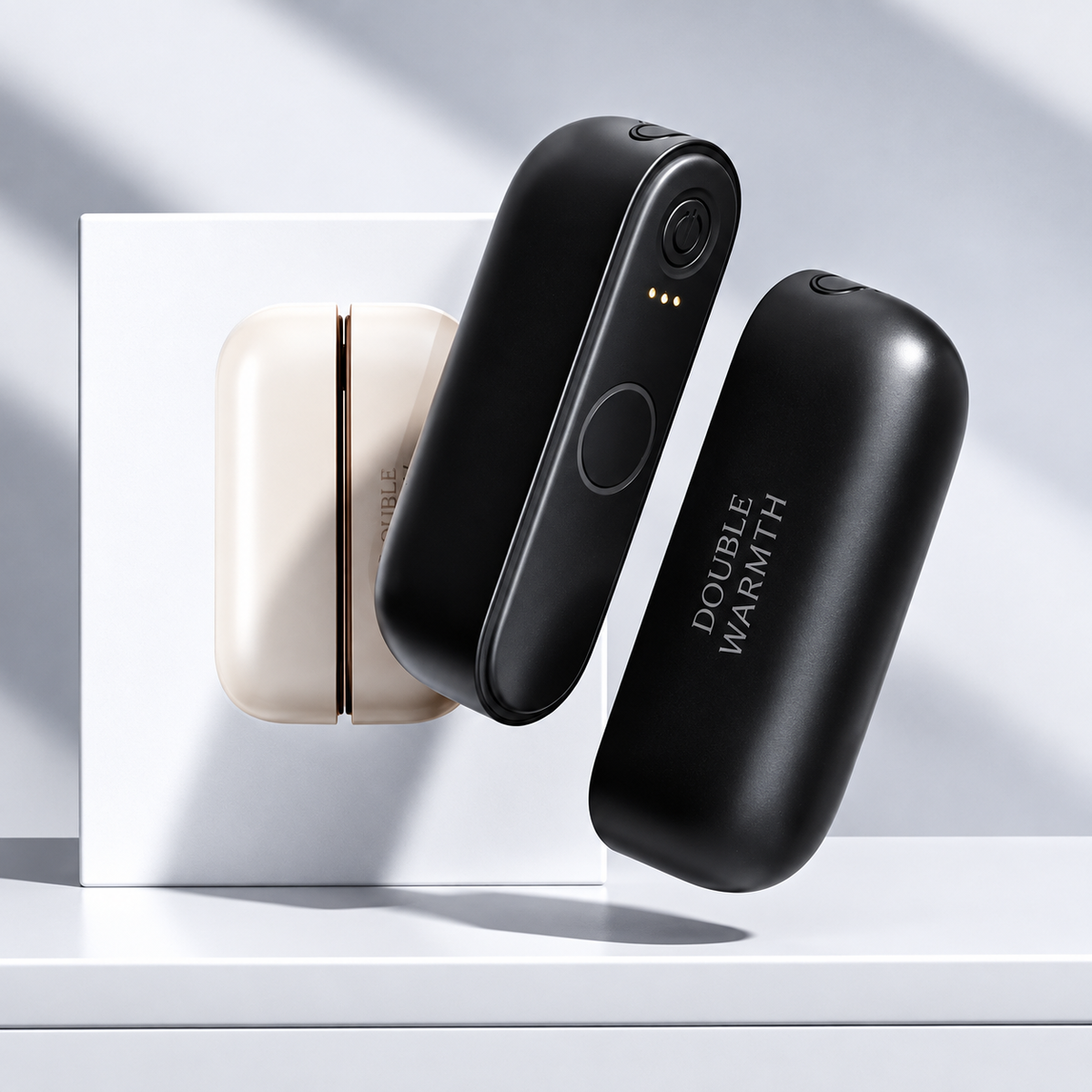 DOUBLE WARMTH™ マグネット式充電式ハンドウォーマー|USB-C対応・冬の防寒&ギフトに