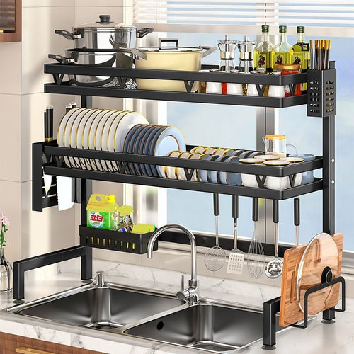 Kitchen sink rack kitchen sink dish drying rack kitchen utensil rack multifunctional storage rack
